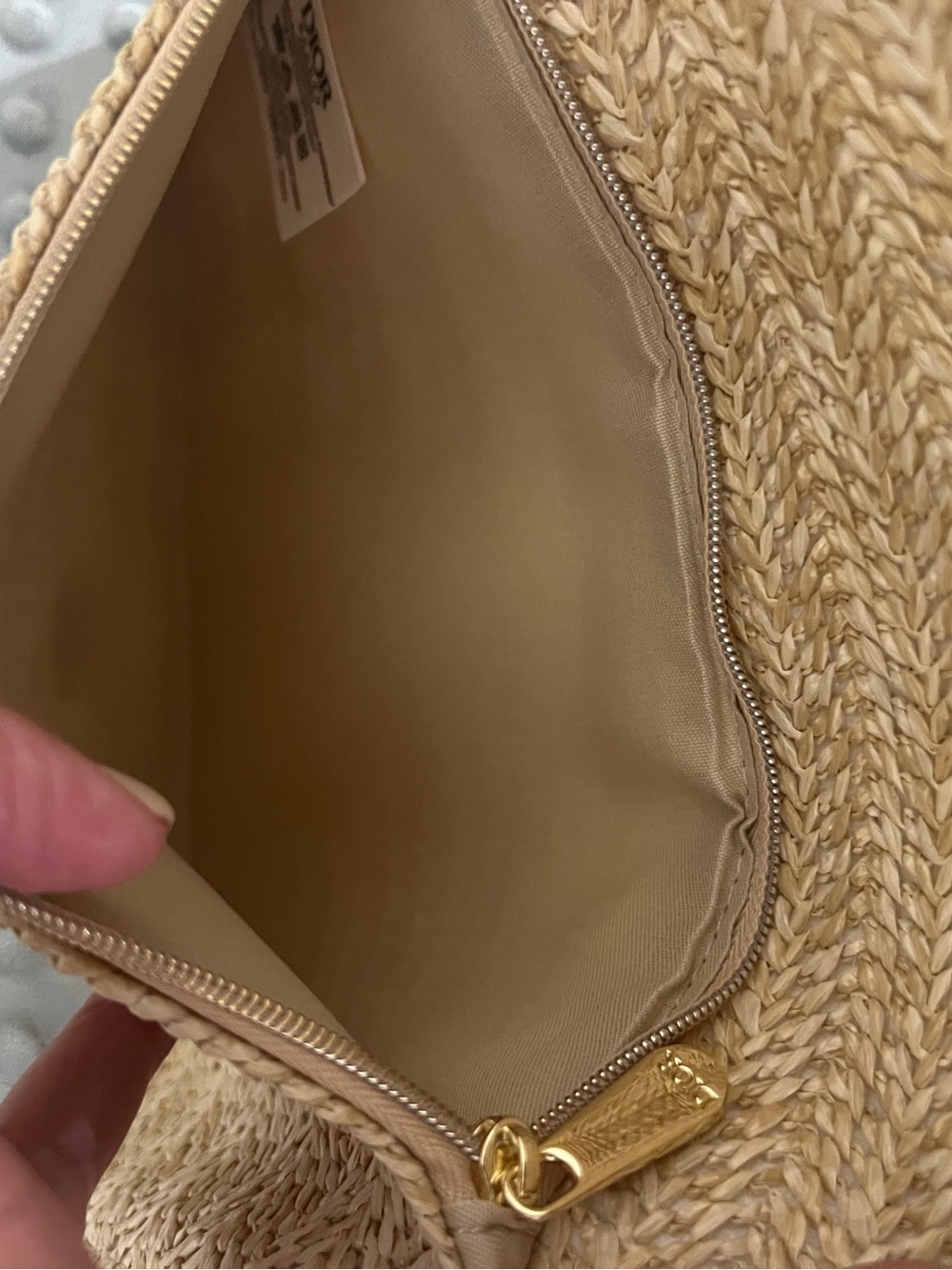 Dior Rafia Clutch - Picture 5 of 6